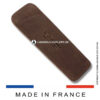 vintage brown leather sleeve