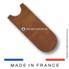 brown leather sleeve for pocket knives