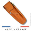 laguiole leather sheath and sharpening steel brown