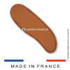 brown curved synthetic sheath for laguiole corkscrew and pocket knife