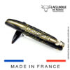 laguiole pocket knife ebony & onyx – nox pretiosa collection