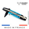 laguiole pocket knife ebony & larimar – nox pretiosa collection