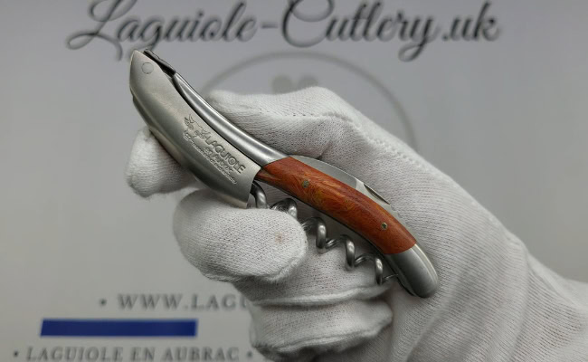 laguiole sommelier corkscrew red cheesewood